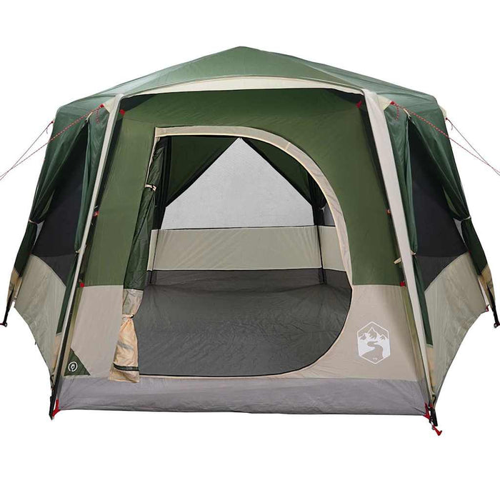 Tent Cabină cu acoperiș Verde și alb 333 x 317 x 194 cm - WALTI WALTI