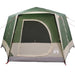 Tent Cabină cu acoperiș Verde și alb 333 x 317 x 194 cm - WALTI WALTI