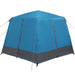 Tent Cabină cu acoperiș Albastru și Gri 333 x 317 x 194 cm - WALTI WALTI