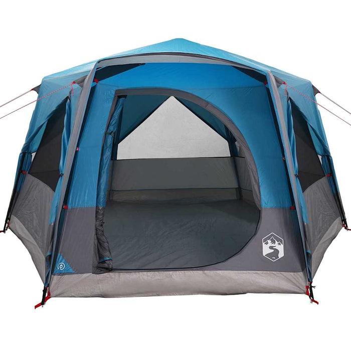 Tent Cabină cu acoperiș Albastru și Gri 333 x 317 x 194 cm - WALTI WALTI