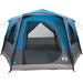 Tent Cabină cu acoperiș Albastru și Gri 333 x 317 x 194 cm - WALTI WALTI