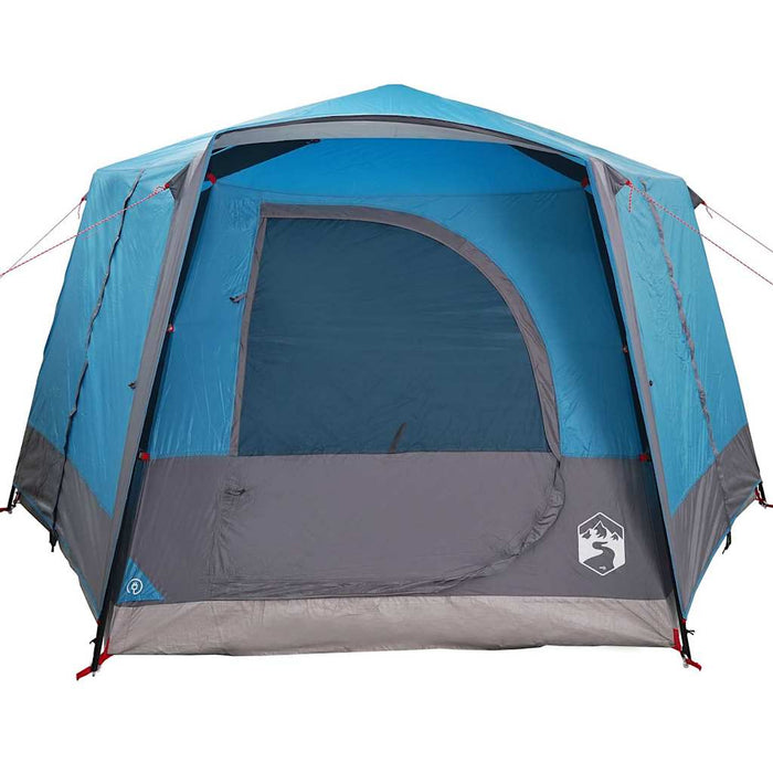 Tent Cabină cu acoperiș Albastru și Gri 333 x 317 x 194 cm - WALTI WALTI