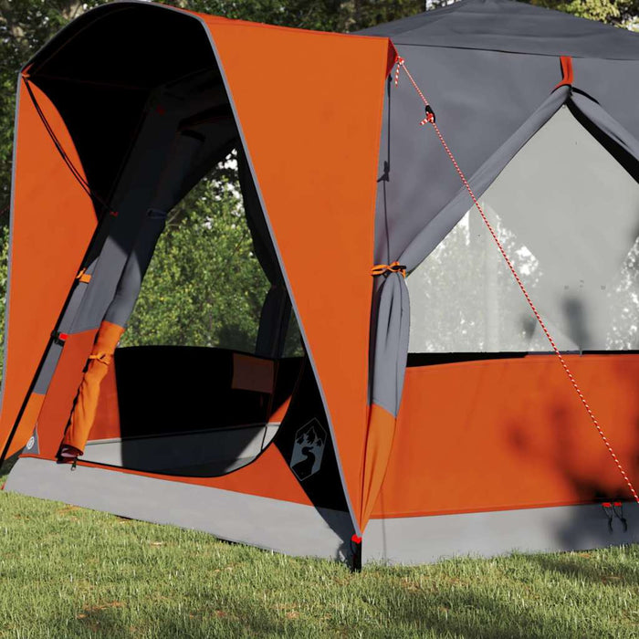 Tent Cabină cu acoperiș Gri și Portocalie 333 x 317 x 194 cm - WALTI WALTI