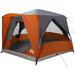 Tent Cabină cu acoperiș Gri și Portocalie 333 x 317 x 194 cm - WALTI WALTI