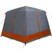 Tent Cabină cu acoperiș Gri și Portocalie 333 x 317 x 194 cm - WALTI WALTI