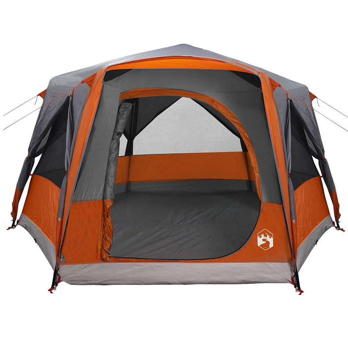 Tent Cabină cu acoperiș Gri și Portocalie 333 x 317 x 194 cm - WALTI WALTI