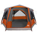 Tent Cabină cu acoperiș Gri și Portocalie 333 x 317 x 194 cm - WALTI WALTI