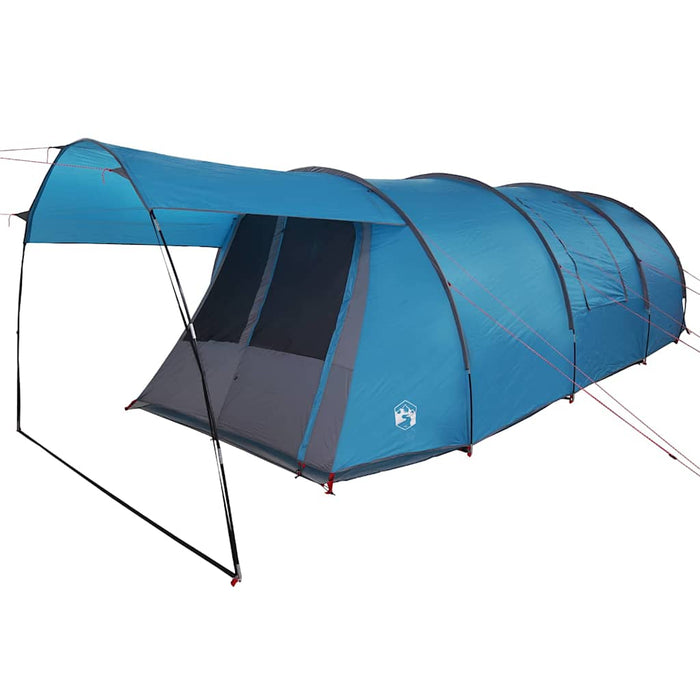 Cort tunel cu acoperiș Albastru și Gri 740 x 370 x 220 cm - WALTI WALTI