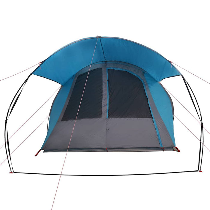 Cort tunel cu acoperiș Albastru și Gri 740 x 370 x 220 cm - WALTI WALTI