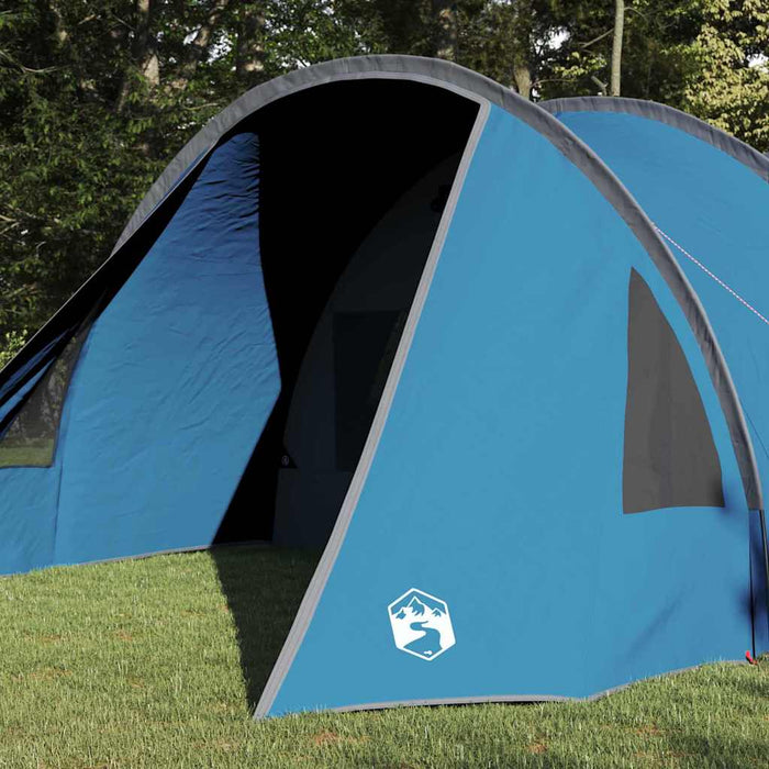Cort tunel pentru 4 persoane Albastru și Gri 778 x 356 x 210 cm - WALTI WALTI