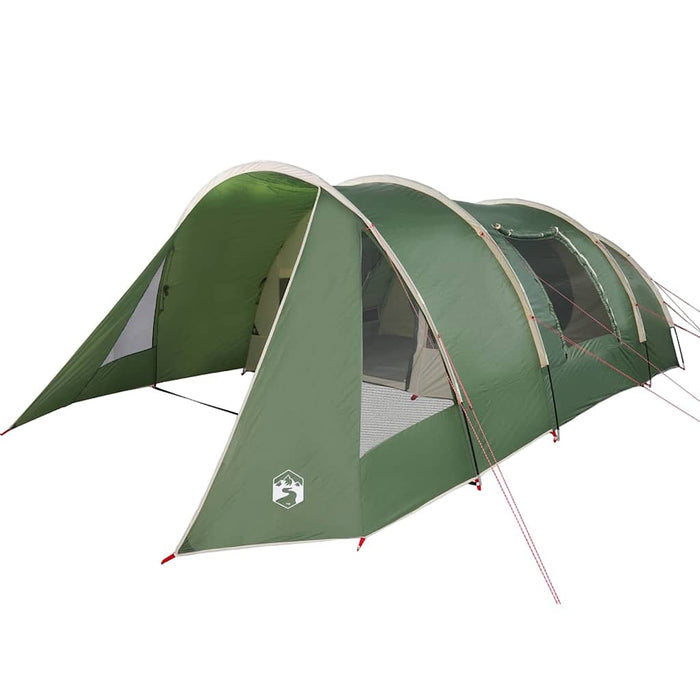 Cort tunel pentru 5 persoane Verde și alb 805 x 405 x 211 cm - WALTI WALTI