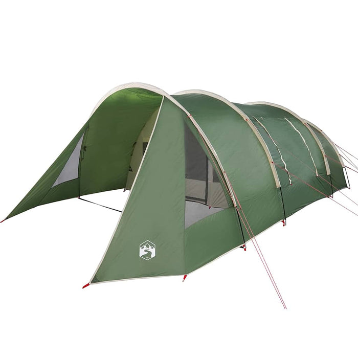 Cort tunel pentru 5 persoane Verde și alb 805 x 405 x 211 cm - WALTI WALTI