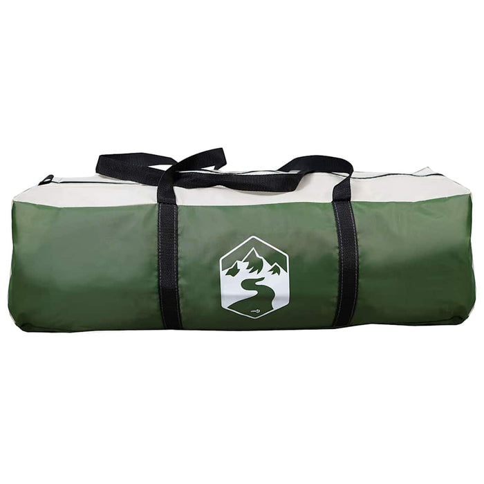 Cort tunel cu acoperiș Verde și alb 700 x 590 x 215 cm - WALTI WALTI