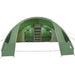 Cort tunel cu acoperiș Verde și alb 700 x 590 x 215 cm - WALTI WALTI