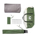 Cort tunel cu acoperiș Verde și alb 328 x 228 x 115 cm - WALTI WALTI