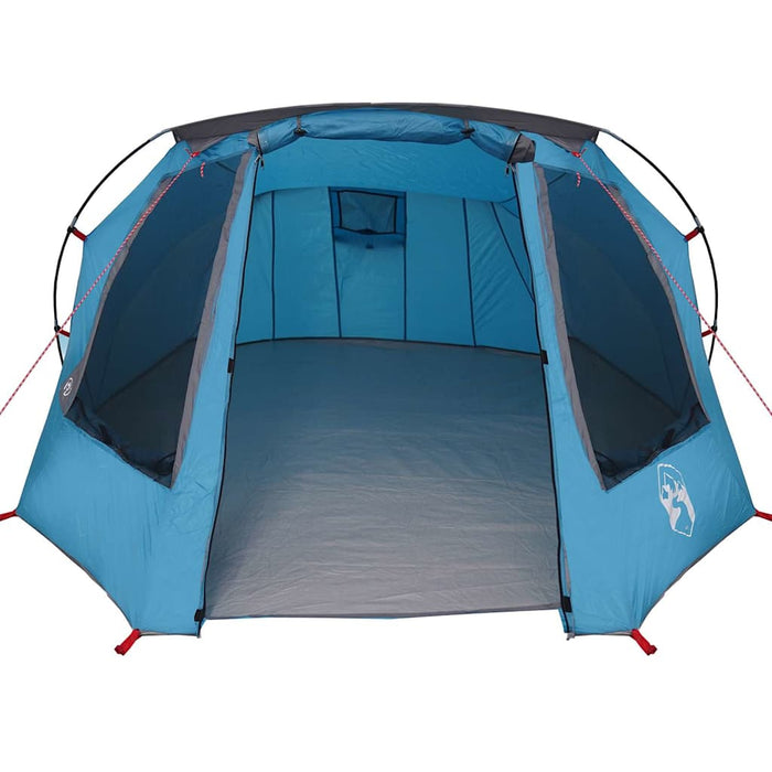 Cort tunel cu acoperiș Albastru și Gri 328 x 228 x 115 cm - WALTI WALTI