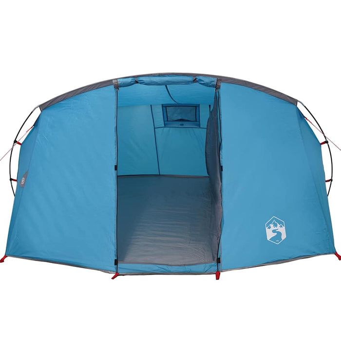 Cort tunel cu acoperiș Albastru și Gri 318 x 275 x 140 cm - WALTI WALTI