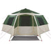 Tent Cabină cu acoperiș Verde și gri 500 x 500 x 294 cm - WALTI WALTI