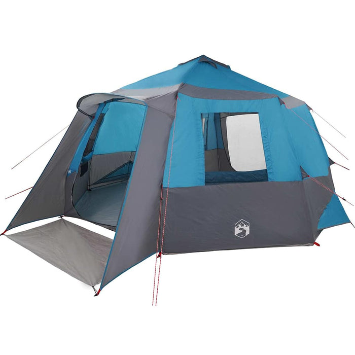 Tent Cabină cu acoperiș Albastru și Gri 500 x 500 x 294 cm - WALTI WALTI