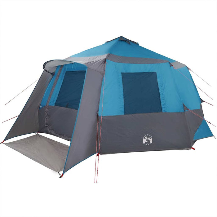 Tent Cabină cu acoperiș Albastru și Gri 500 x 500 x 294 cm - WALTI WALTI