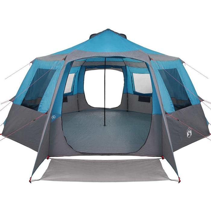 Tent Cabină cu acoperiș Albastru și Gri 500 x 500 x 294 cm - WALTI WALTI