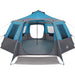 Tent Cabină cu acoperiș Albastru și Gri 500 x 500 x 294 cm - WALTI WALTI