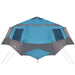 Tent Cabină cu acoperiș Albastru și Gri 500 x 500 x 294 cm - WALTI WALTI