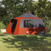 Tent Cabină cu acoperiș Gri și Portocalie 500 x 500 x 294 cm - WALTI WALTI