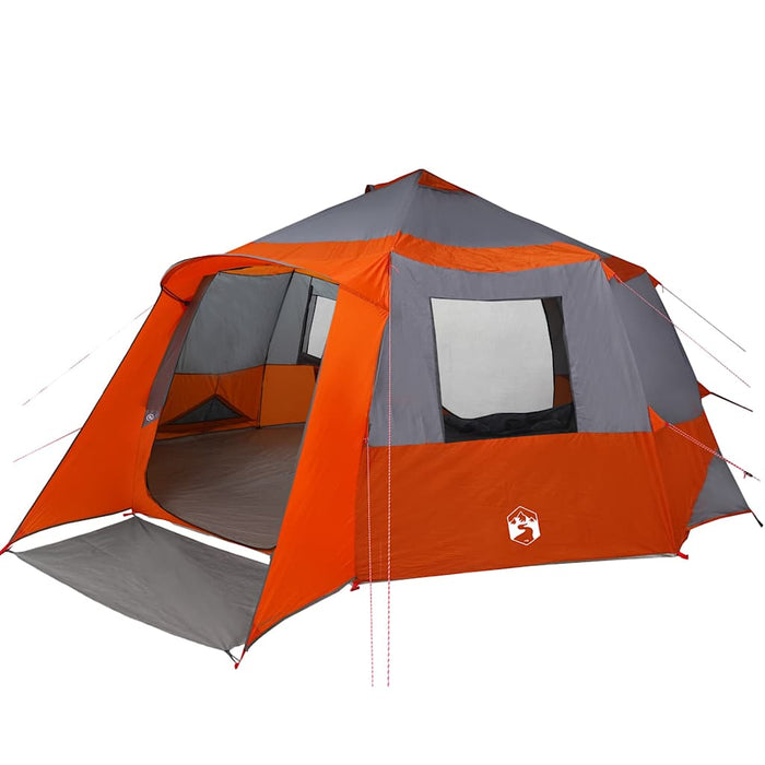 Tent Cabină cu acoperiș Gri și Portocalie 500 x 500 x 294 cm - WALTI WALTI