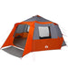 Tent Cabină cu acoperiș Gri și Portocalie 500 x 500 x 294 cm - WALTI WALTI