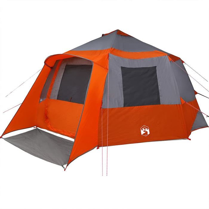 Tent Cabină cu acoperiș Gri și Portocalie 500 x 500 x 294 cm - WALTI WALTI