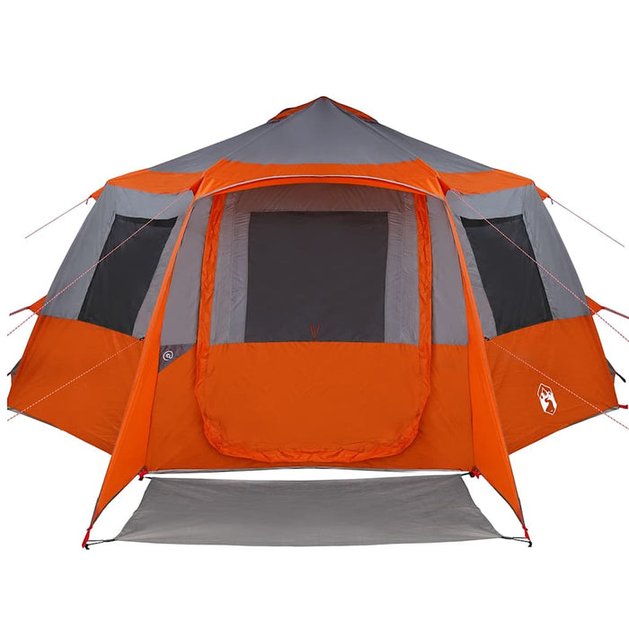Tent Cabină cu acoperiș Gri și Portocalie 500 x 500 x 294 cm - WALTI WALTI