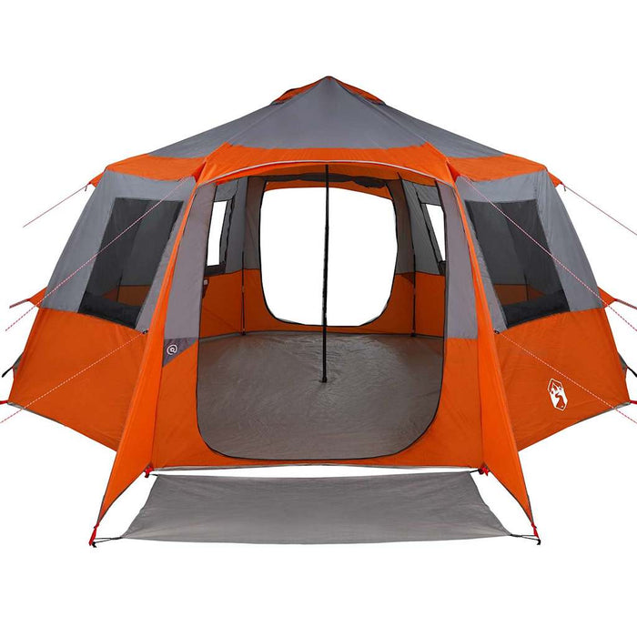 Tent Cabină cu acoperiș Gri și Portocalie 500 x 500 x 294 cm - WALTI WALTI