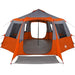 Tent Cabină cu acoperiș Gri și Portocalie 500 x 500 x 294 cm - WALTI WALTI