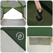 Cort interior cu acoperiș Verde și gri 300 x 300 x 250 cm - WALTI WALTI