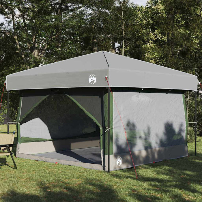 Cort interior cu acoperiș Verde și gri 300 x 300 x 250 cm - WALTI WALTI