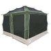 Cort interior cu acoperiș Verde și gri 300 x 300 x 250 cm - WALTI WALTI
