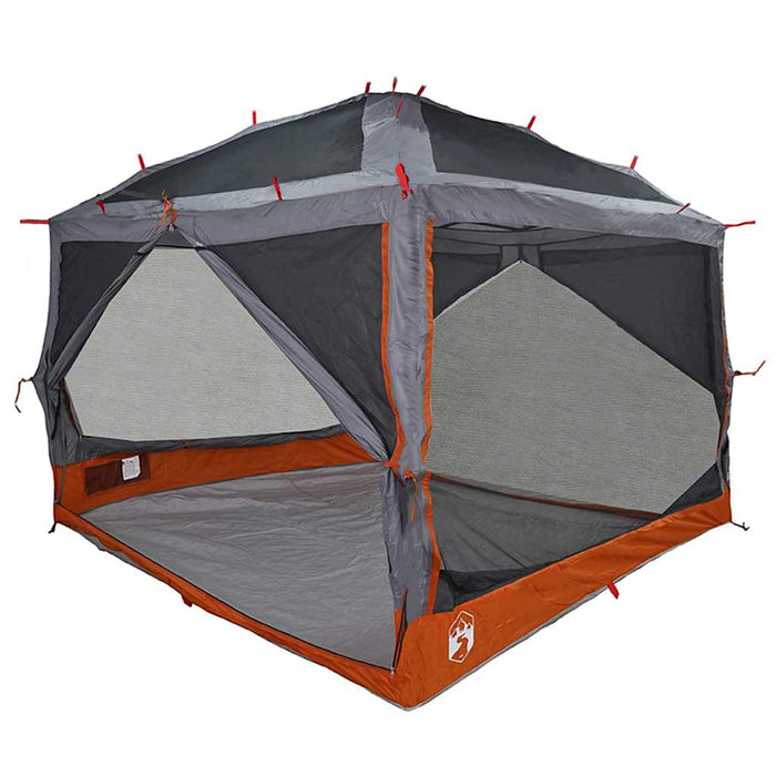 Cort interior cu acoperiș Gri și Portocalie 300 x 300 x 250 cm - WALTI WALTI