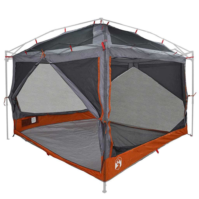 Cort interior cu acoperiș Gri și Portocalie 300 x 300 x 250 cm - WALTI WALTI