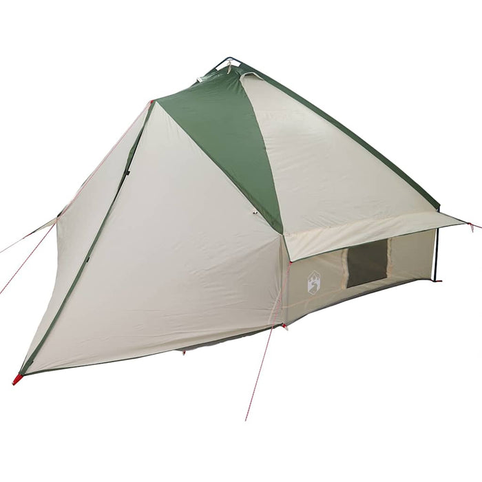 Cort Teepee cu acoperiș Verde și alb 490 x 410 x 210 cm - WALTI WALTI