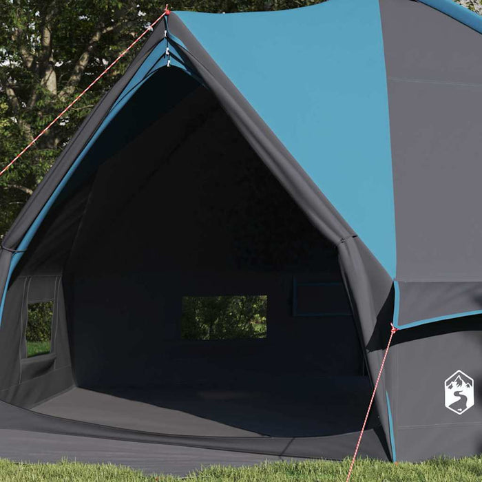 Cort Teepee cu acoperiș Albastru și Gri 490 x 410 x 210 cm - WALTI WALTI