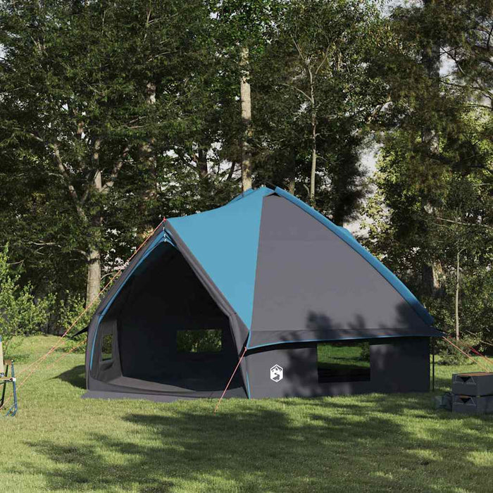 Cort Teepee cu acoperiș Albastru și Gri 490 x 410 x 210 cm - WALTI WALTI