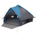 Cort Teepee cu acoperiș Albastru și Gri 490 x 410 x 210 cm - WALTI WALTI