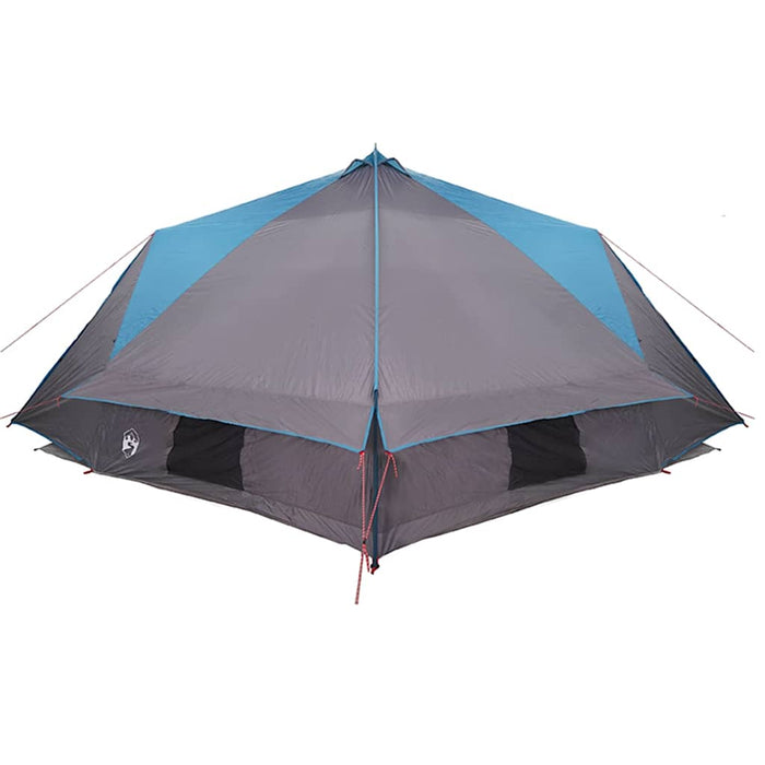 Cort Teepee cu acoperiș Albastru și Gri 490 x 410 x 210 cm - WALTI WALTI