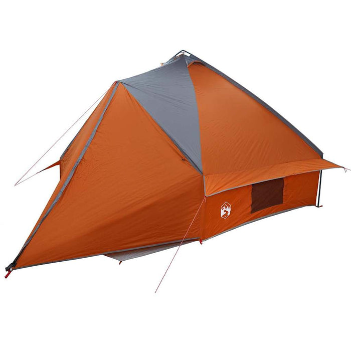 Cort Teepee cu acoperiș Gri și Portocalie 490 x 410 x 210 cm - WALTI WALTI