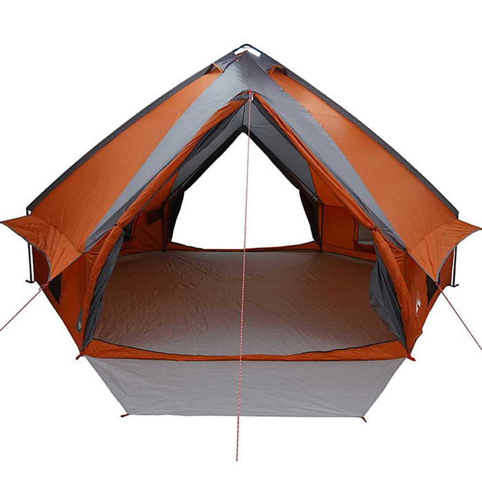 Cort Teepee cu acoperiș Gri și Portocalie 490 x 410 x 210 cm - WALTI WALTI