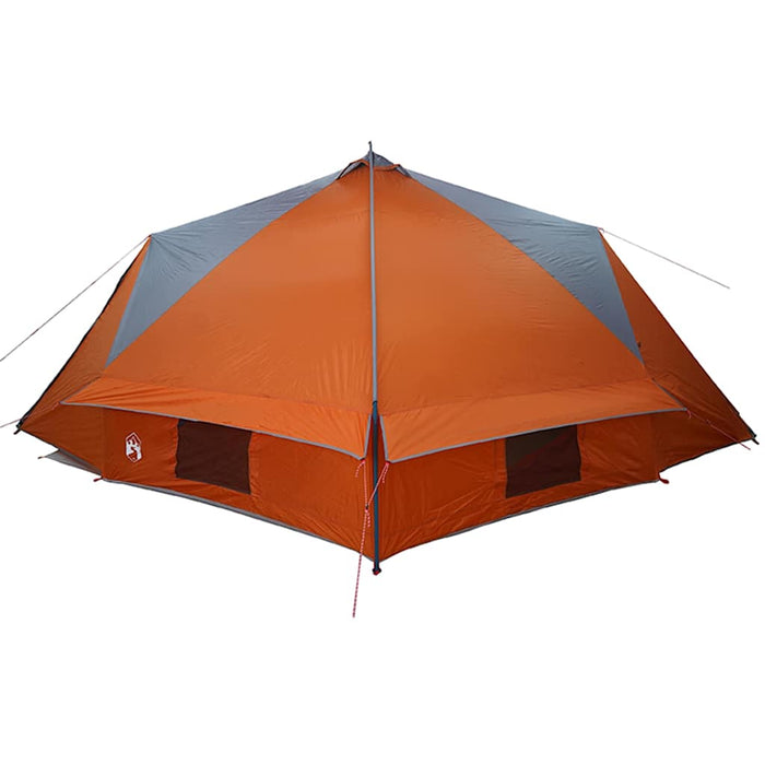 Cort Teepee cu acoperiș Gri și Portocalie 490 x 410 x 210 cm - WALTI WALTI