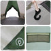 Cort Teepee cu acoperiș Verde și alb 490 x 410 x 210 cm - WALTI WALTI