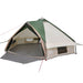 Cort Teepee cu acoperiș Verde și alb 490 x 410 x 210 cm - WALTI WALTI