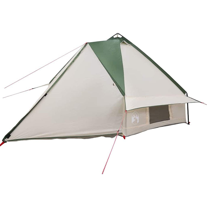 Cort Teepee cu acoperiș Verde și alb 490 x 410 x 210 cm - WALTI WALTI